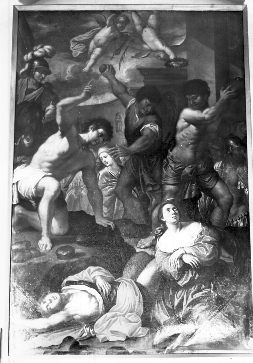 martirio di due santi (dipinto, opera isolata) di Ferrari Jacopo (sec. XVII)