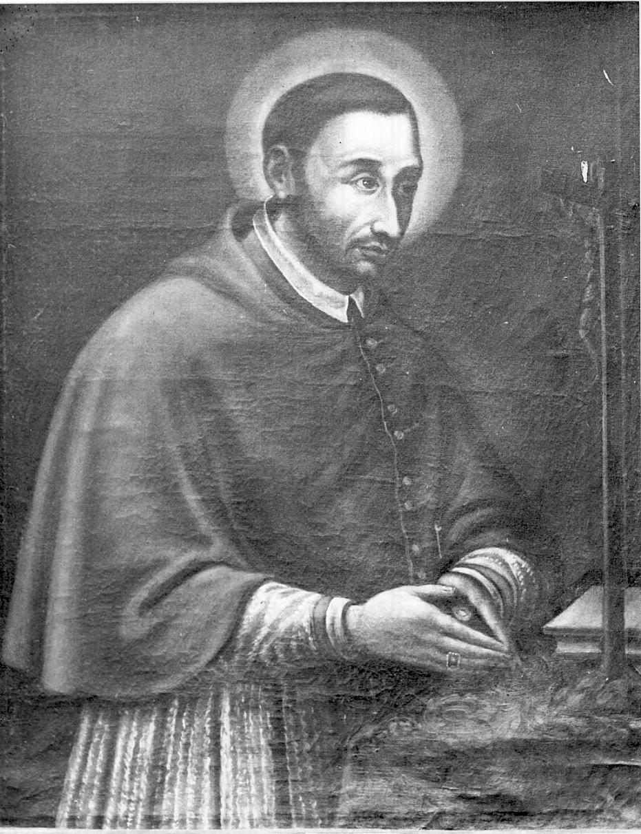 San Carlo Borromeo in preghiera (dipinto, opera isolata) - ambito lombardo (seconda metà sec. XVII)