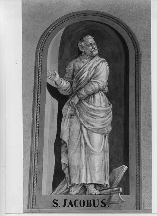 San Giacomo il Maggiore (dipinto, elemento d'insieme) - ambito mantovano (sec. XIX)