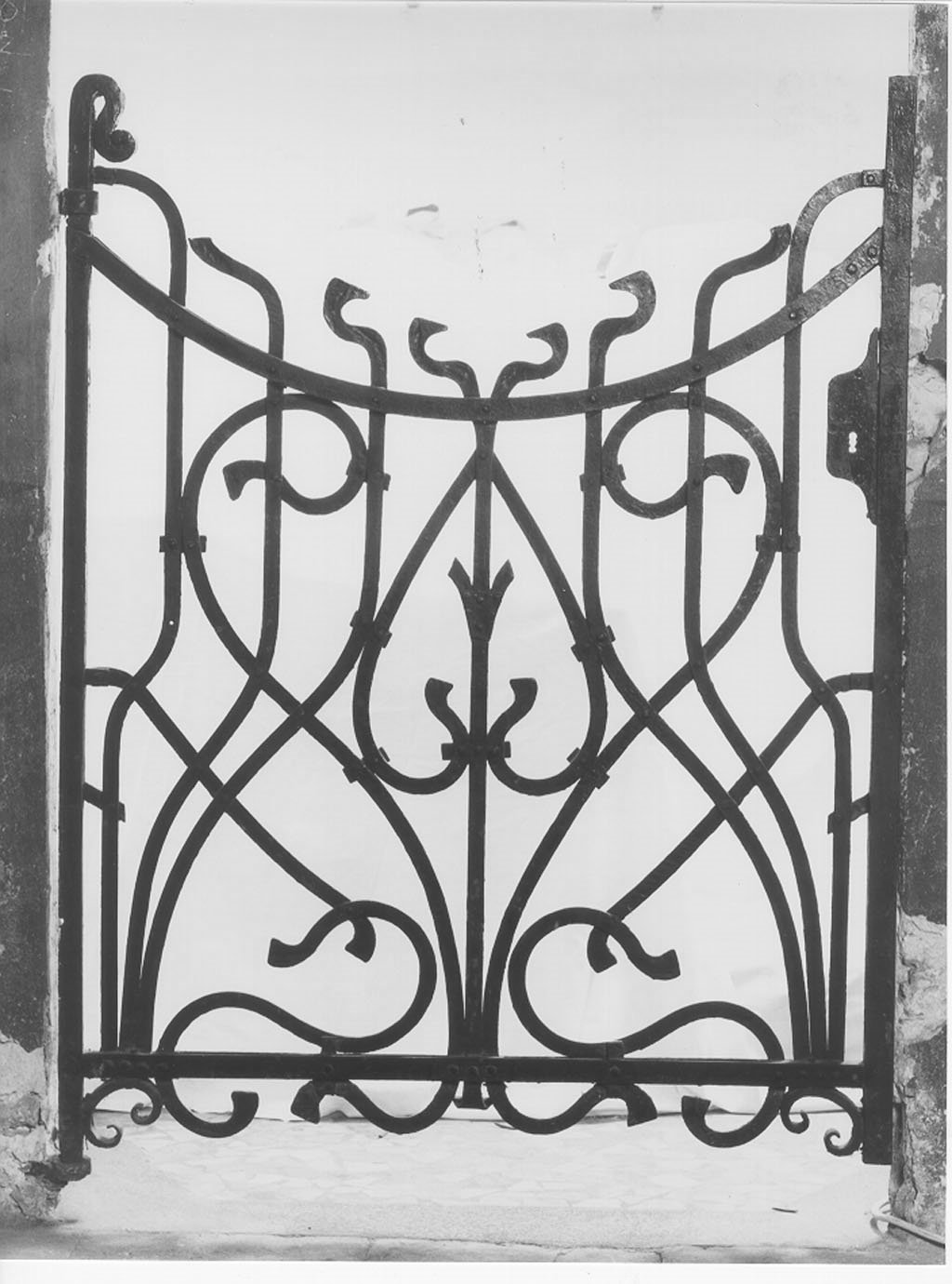 cancello, opera isolata - manifattura mantovana (sec. XIX)