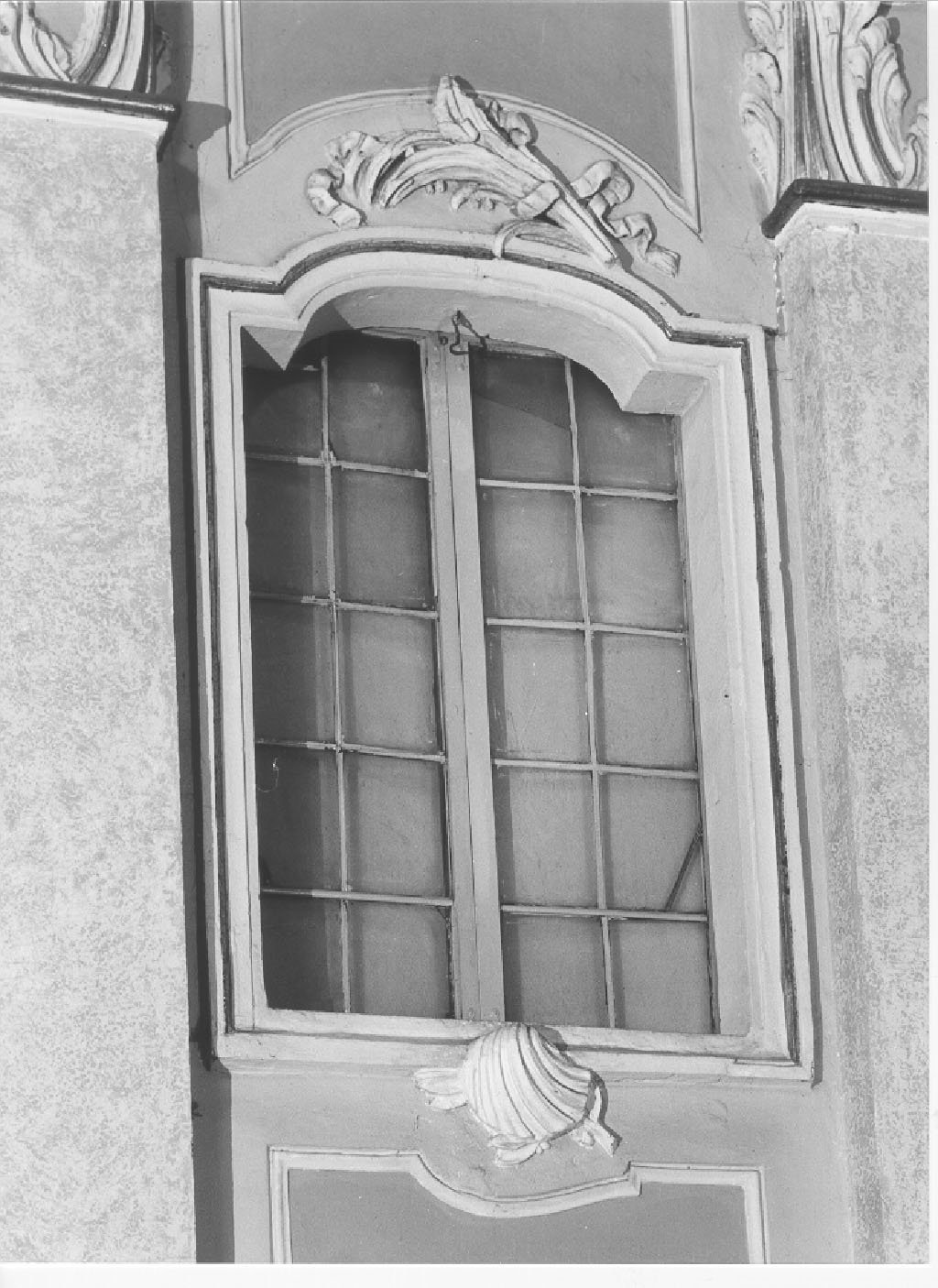 mostra di finestra, serie - manifattura mantovana (seconda metà sec. XVIII)