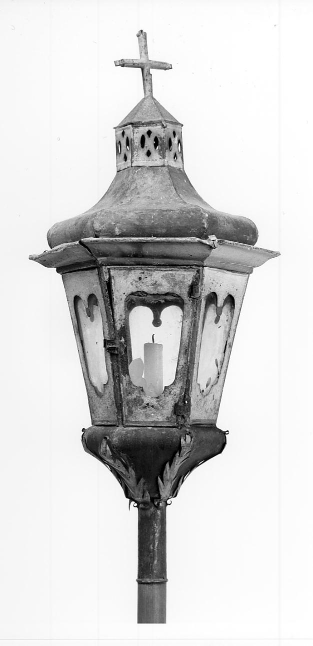 lanterna processionale, serie - ambito cremonese (seconda metà sec. XIX)