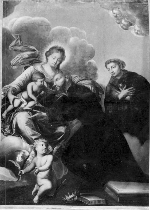 Madonna col Bambino e Santi (dipinto, opera isolata) - ambito italiano (prima metà sec. XVII)