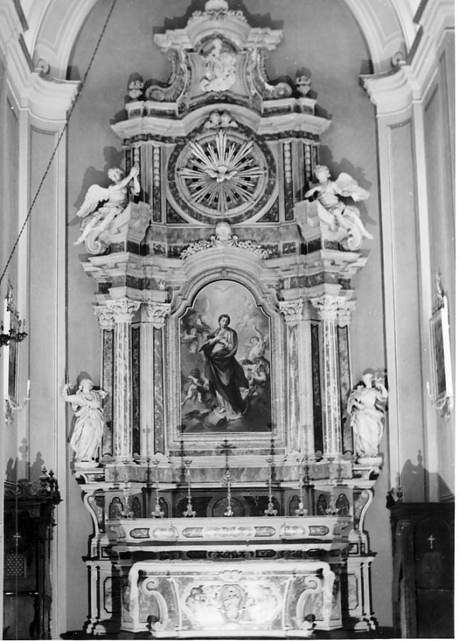 altare dell'Immacolata (altare, elemento d'insieme) - ambito italiano (sec. XVIII)
