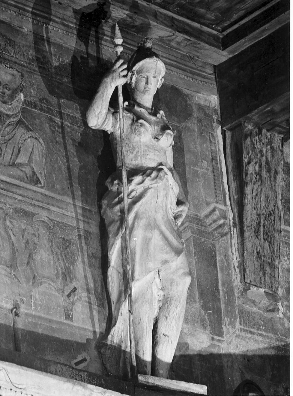 Minerva (statua, elemento d'insieme) di De Quadri Bernardin (attribuito) (sec. XVI)