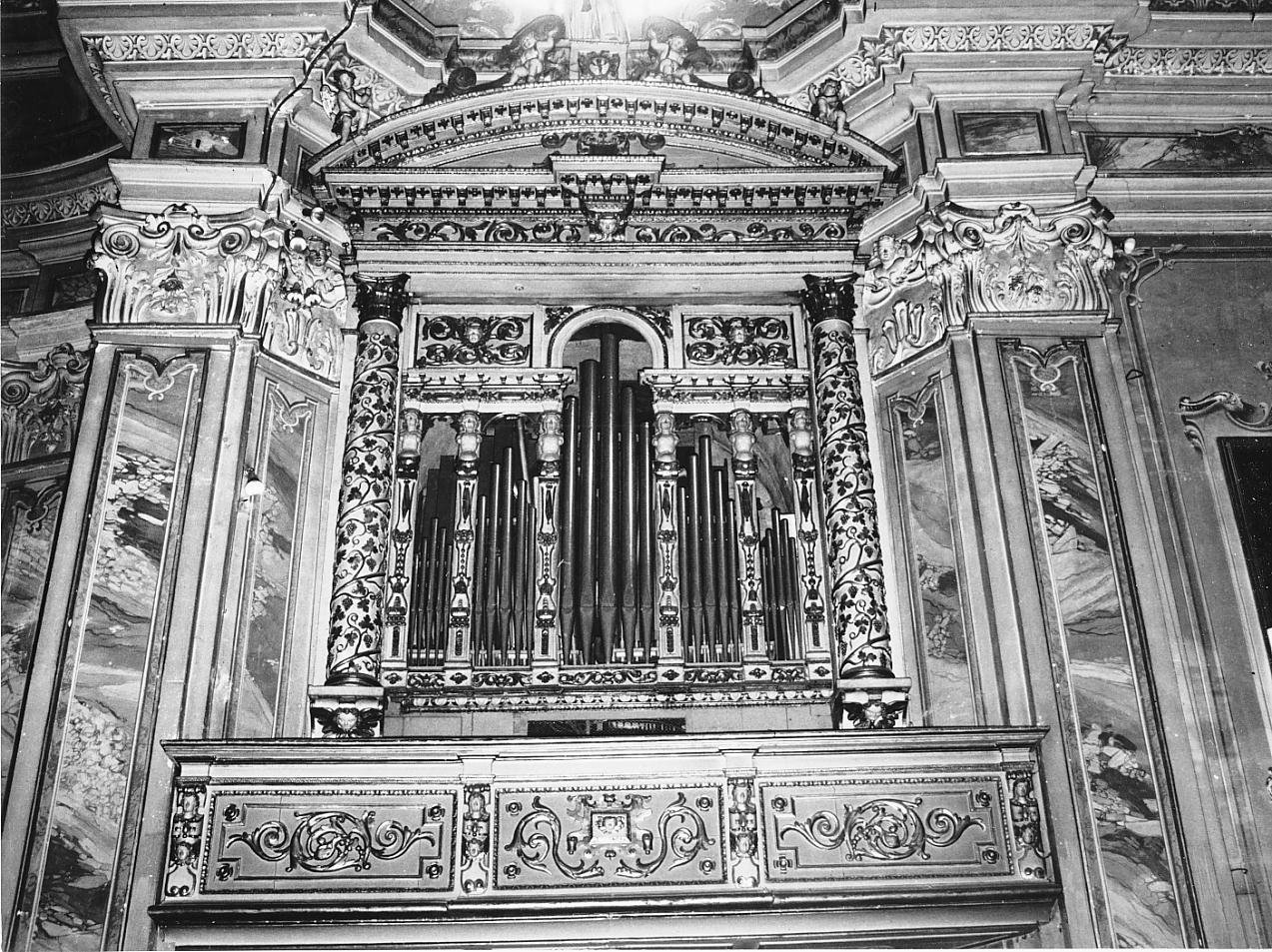 cassa d'organo, opera isolata - ambito italiano (sec. XVIII)