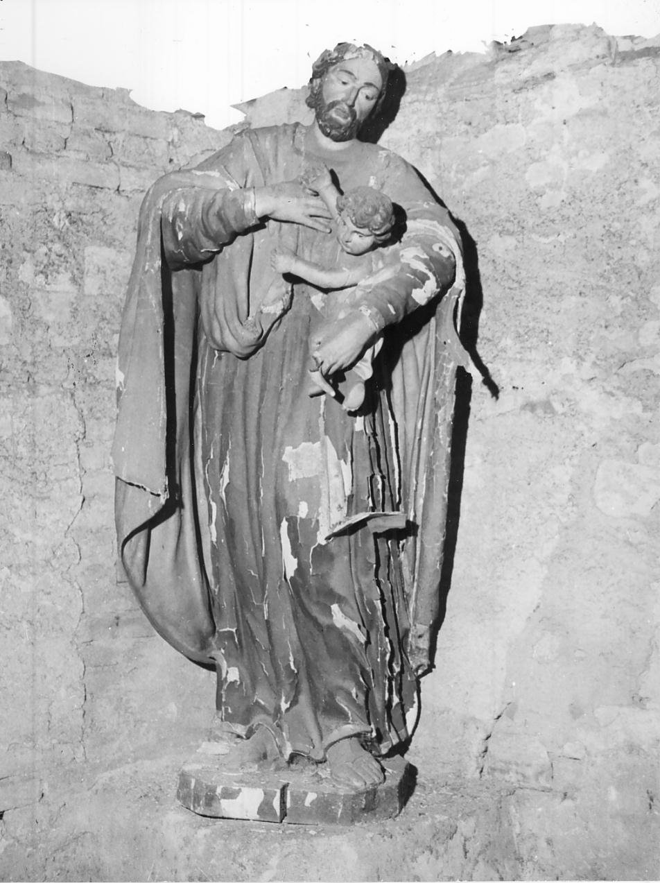San Giuseppe (statua, opera isolata) - ambito lombardo (fine sec. XVIII)