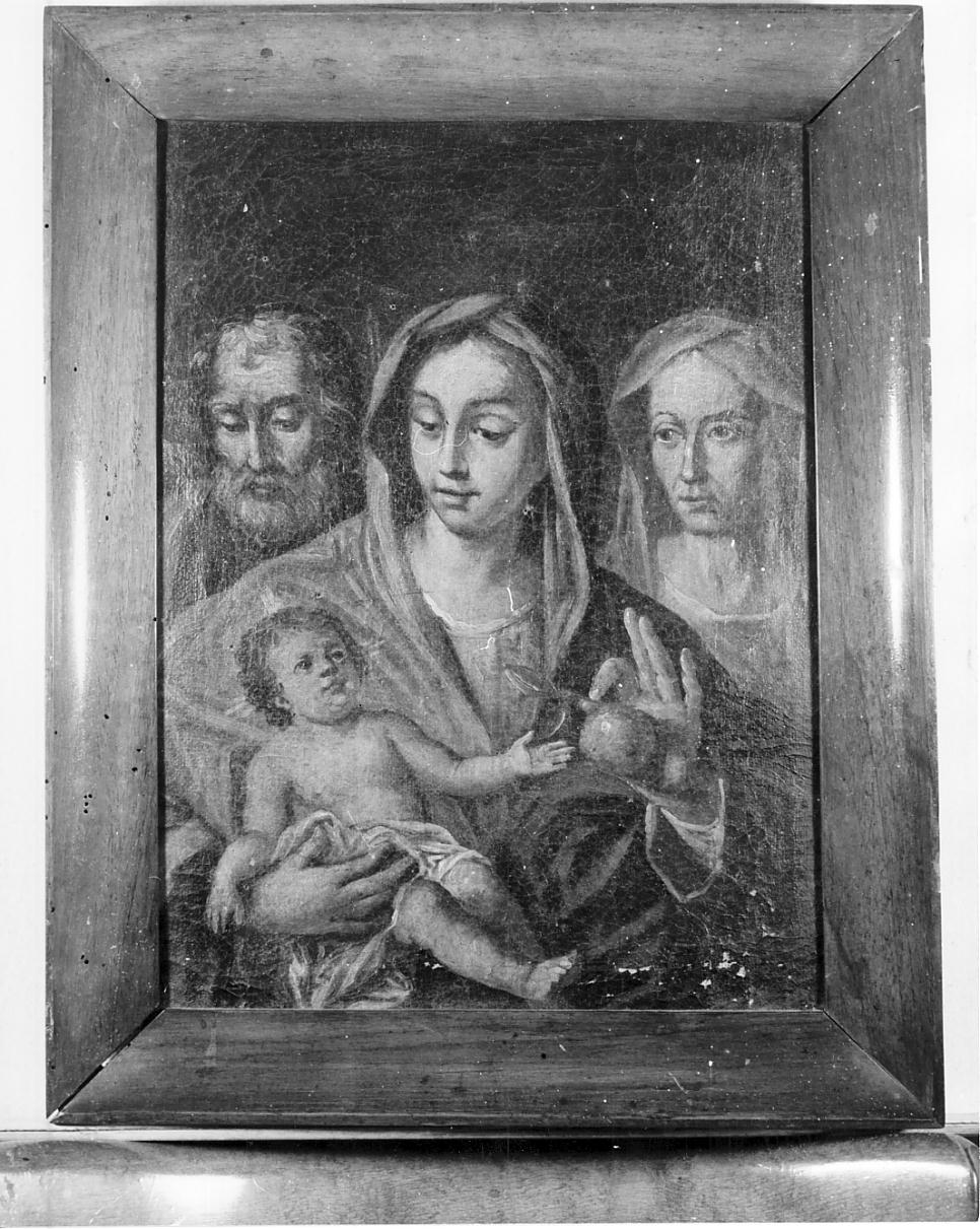 Sacra Famiglia con Sant'Anna (dipinto, opera isolata) - ambito italiano (sec. XVIII)
