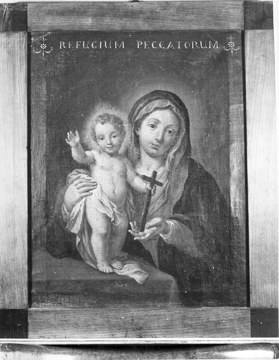 Madonna con Bambino (dipinto, opera isolata) - ambito cremonese (fine sec. XVII)