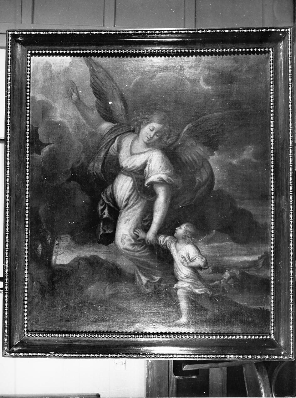 angelo custode (dipinto, opera isolata) - ambito italiano (sec. XVII)