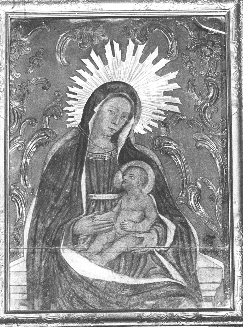 Madonna con Bambino (pala d'altare, opera isolata) - ambito italiano (sec. XVI)