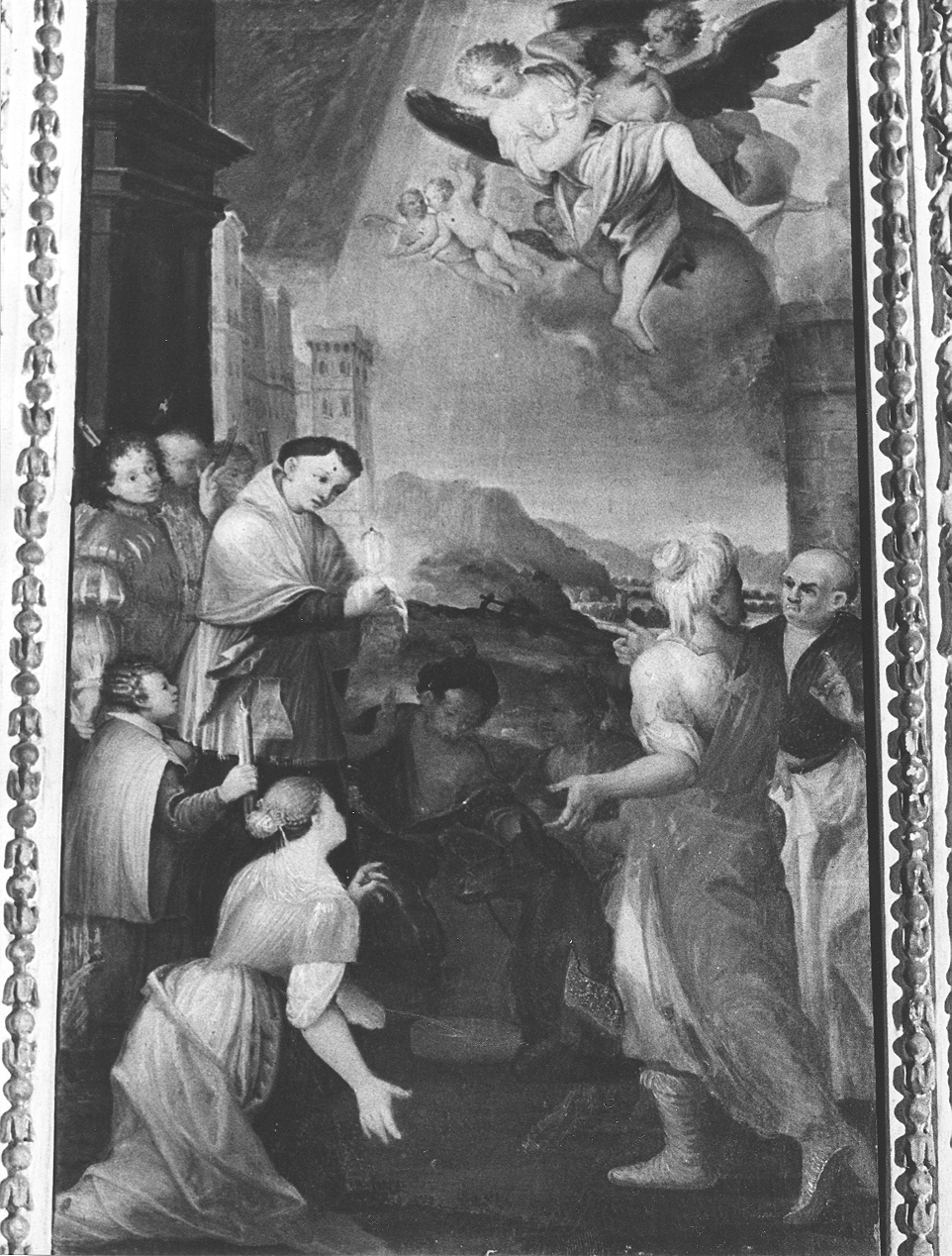 S. Antonio con l'ostensorio (dipinto, opera isolata) - ambito italiano (seconda metà sec. XVII)