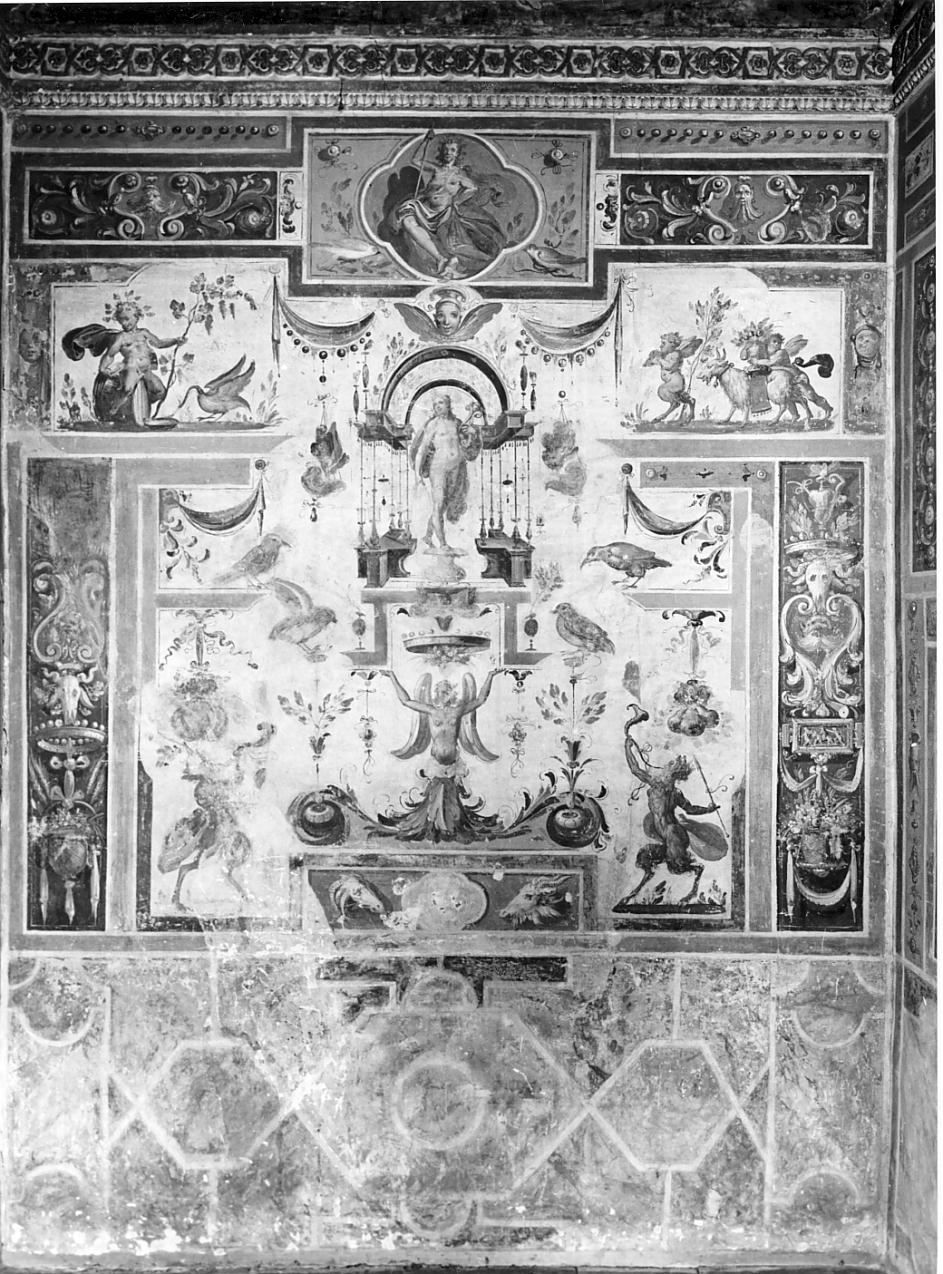 decorazione pittorica, elemento d'insieme di Fornaretto Mantovano (attribuito) (seconda metà sec. XVI)