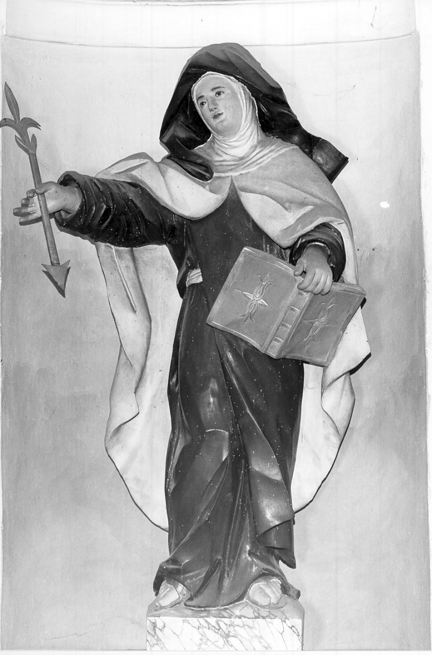 Santa Teresa d'Avila (statua) - ambito Italia settentrionale (sec. XVIII)