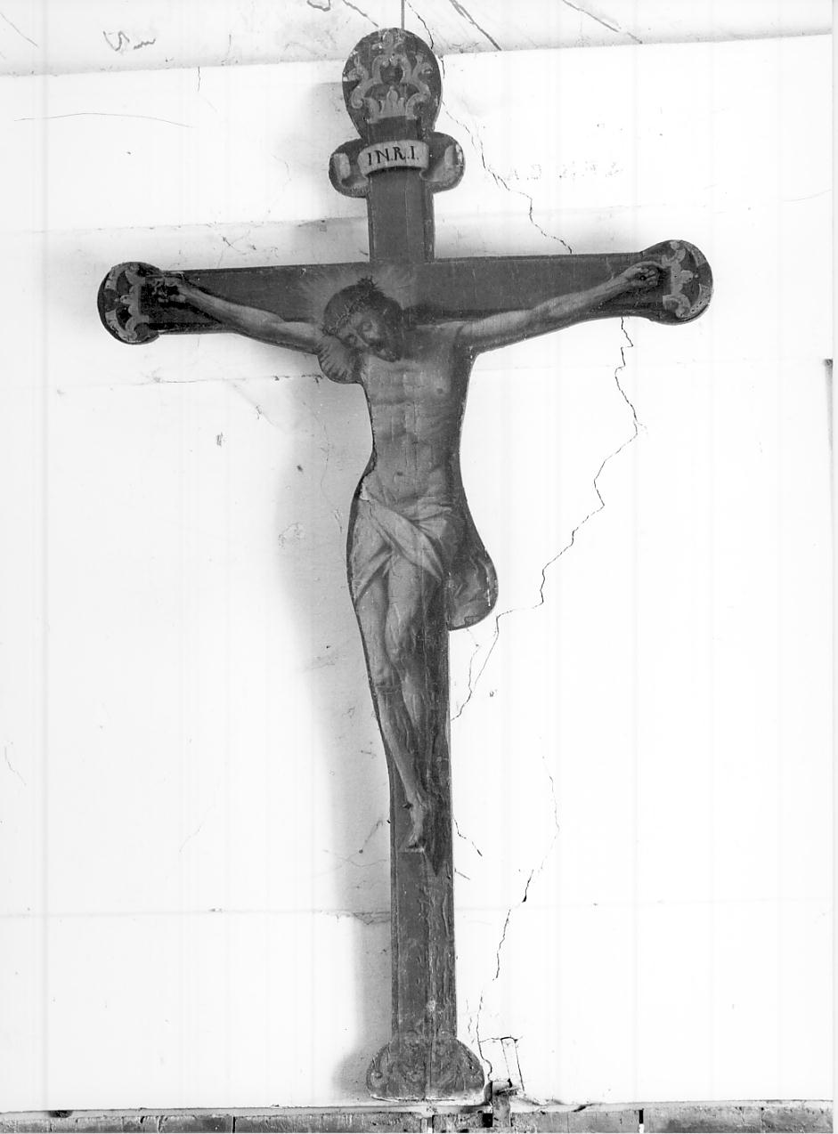 Cristo crocifisso (crocifisso, opera isolata) - ambito cremonese (seconda metà sec. XVII)