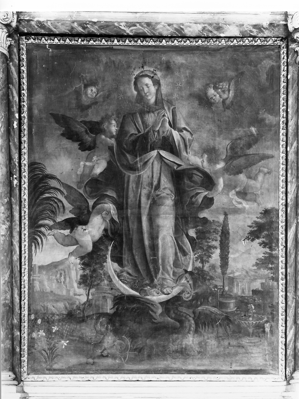 Madonna Immacolata (dipinto, opera isolata) - ambito mantovano (prima metà sec. XVIII)