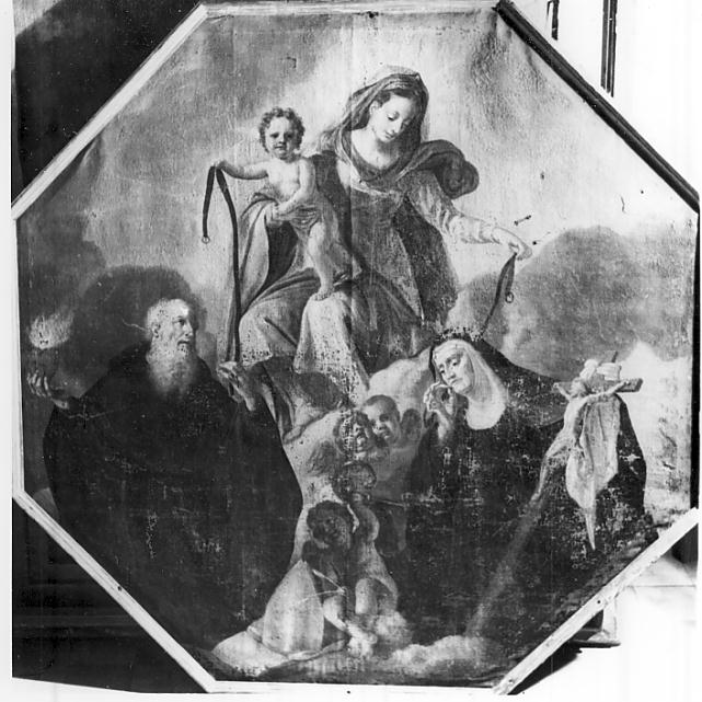 Madonna della cintola e santi (dipinto, opera isolata) - ambito italiano (prima metà sec. XVII)