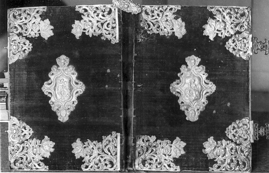 coperta di libro liturgico, opera isolata - ambito italiano (sec. XVIII)