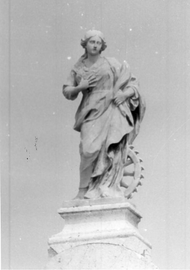 Santa martire (statua, opera isolata) - ambito bresciano (sec. XVIII)