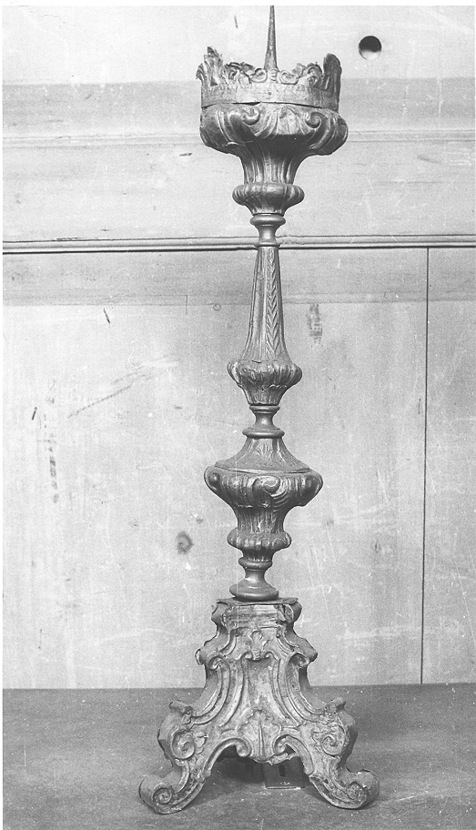 candeliere, serie - ambito bresciano (sec. XVIII)
