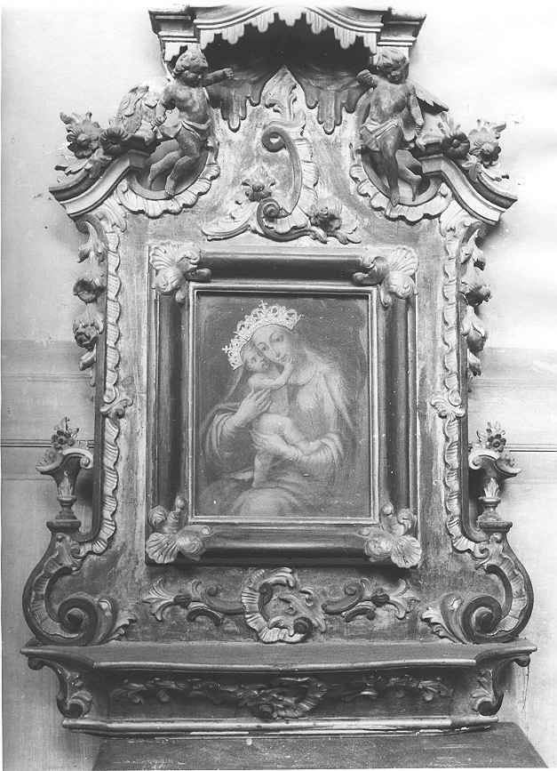 Madonna con Bambino (edicola, insieme) - ambito italiano (prima metà sec. XVIII)