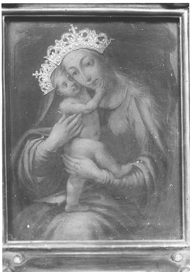 Madonna con Bambino (dipinto, opera isolata) - ambito italiano (sec. XVIII)