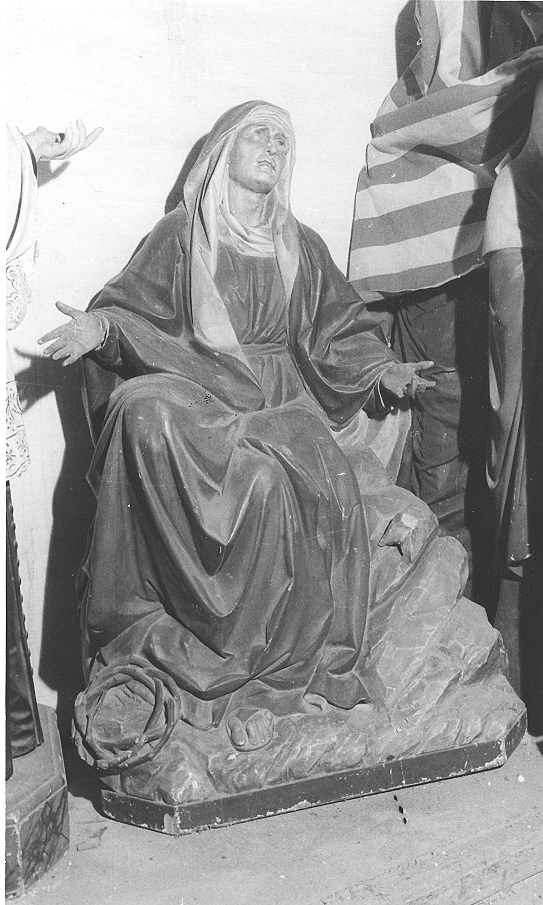 Madonna Addolorata (statua, opera isolata) - ambito italiano (metà sec. XIX)