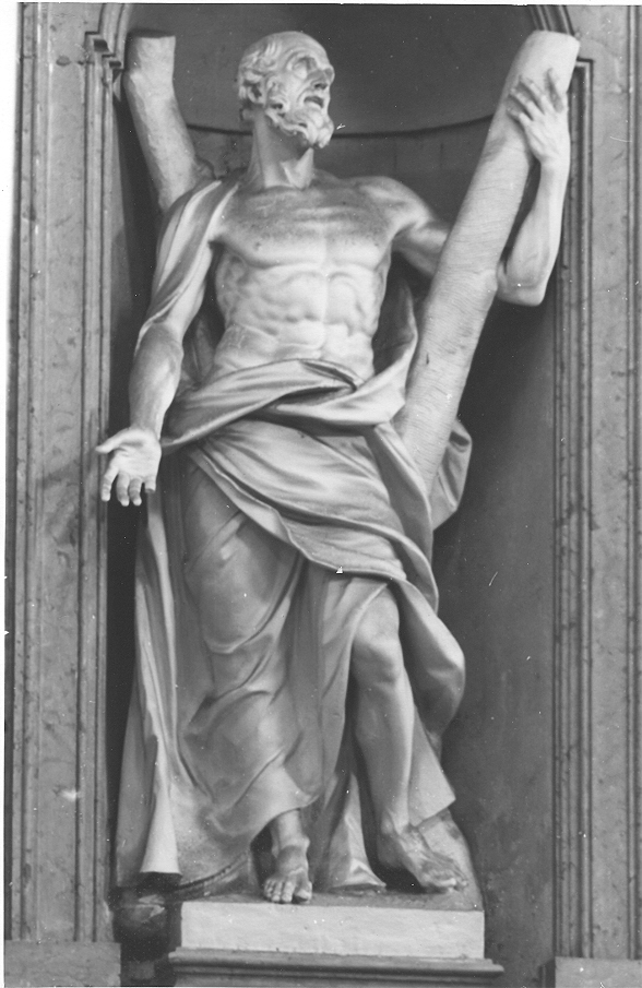 Sant'Andrea (statua, opera isolata) - ambito italiano (prima metà sec. XIX)