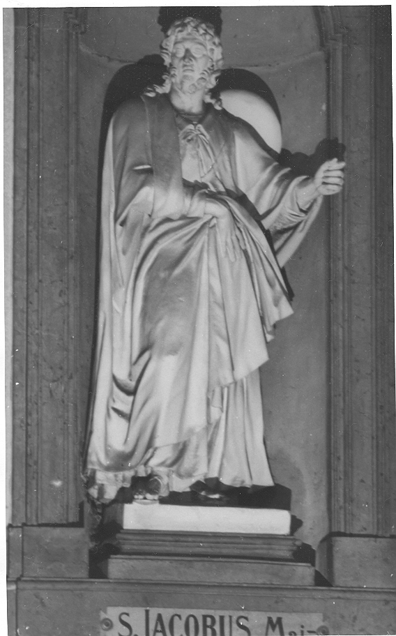 San Giacomo il Maggiore (statua, opera isolata) - ambito italiano (prima metà sec. XIX)