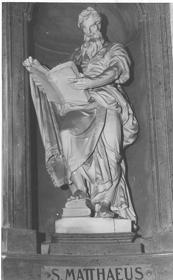 San Matteo Evangelista (statua, opera isolata) - ambito italiano (prima metà sec. XIX)