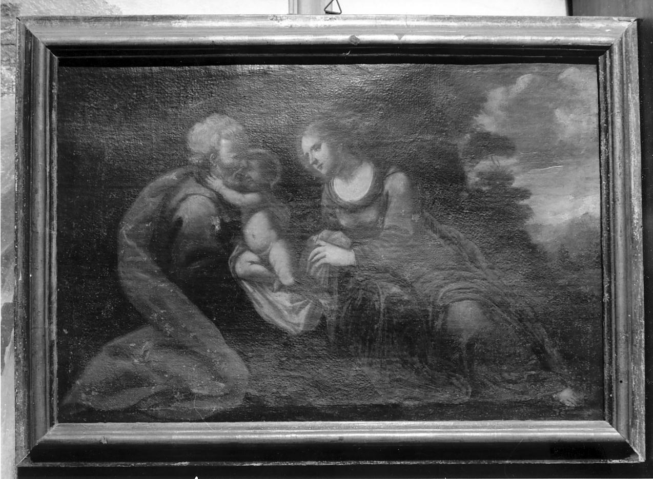 Sacra Famiglia (dipinto, opera isolata) - ambito emiliano (prima metà sec. XVII)