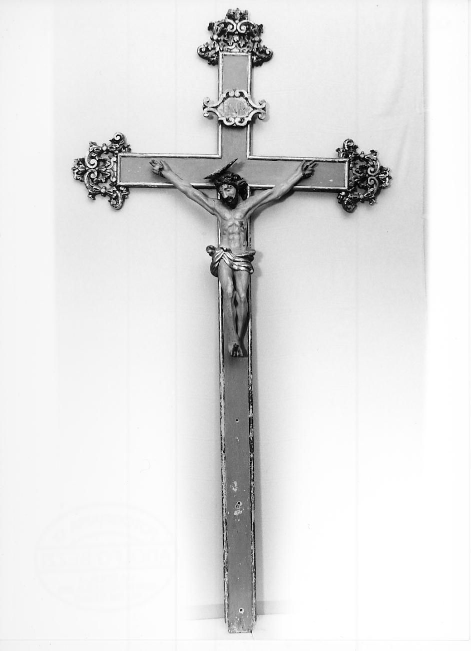 croce processionale, opera isolata - ambito lombardo (inizio sec. XIX)