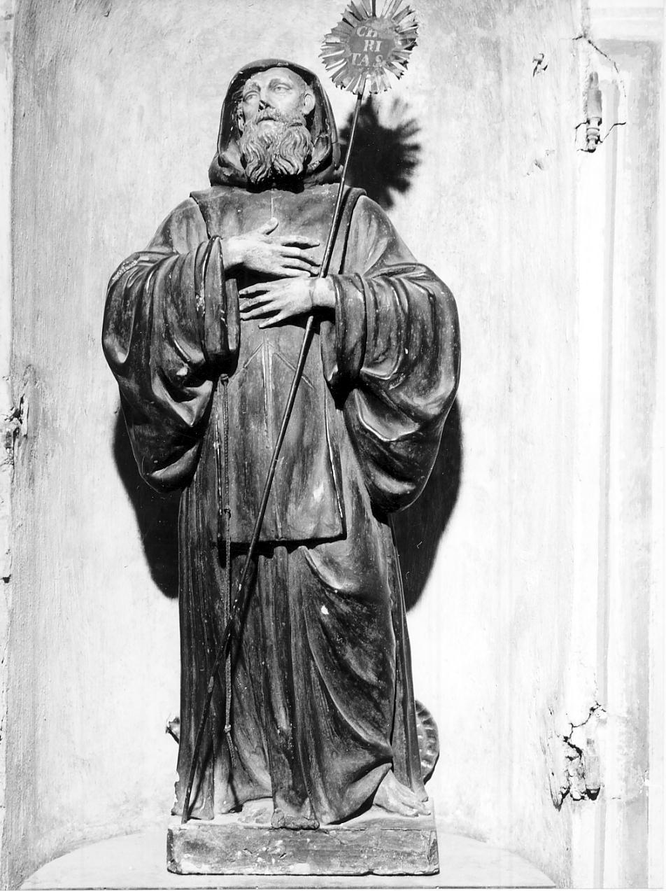 San Francesco da Paola (statua, opera isolata) - ambito italiano (sec. XVII)