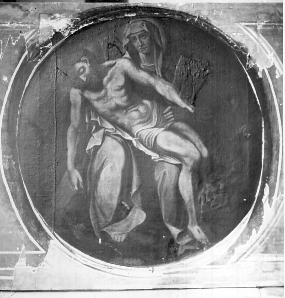 Pietà (dipinto, opera isolata) - ambito italiano (sec. XVII)