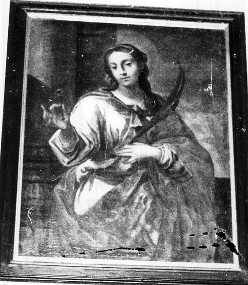 Santa Lucia (dipinto, opera isolata) - ambito Italia settentrionale (sec. XVIII)