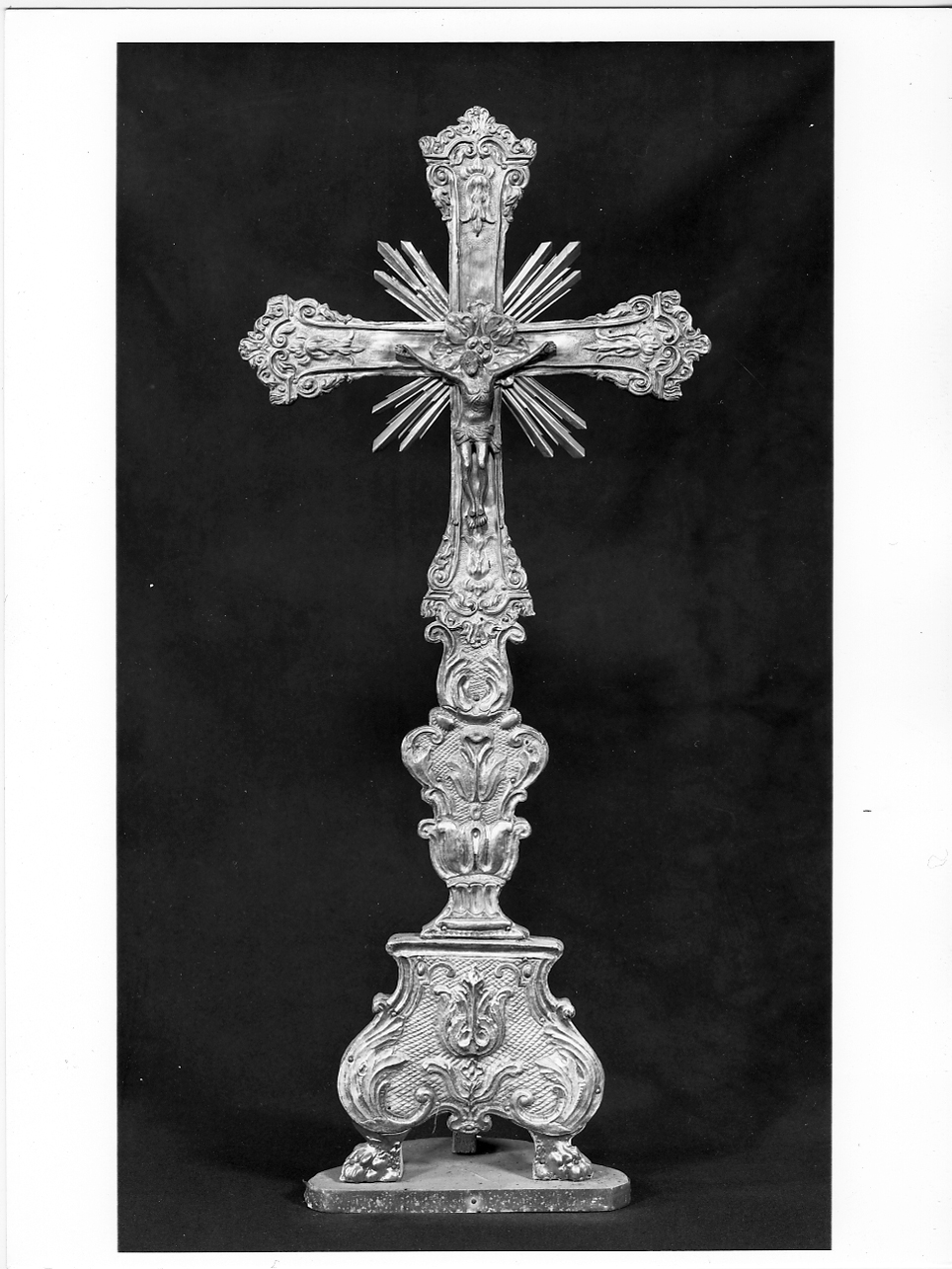 croce d'altare, opera isolata - ambito mantovano (sec. XVIII)