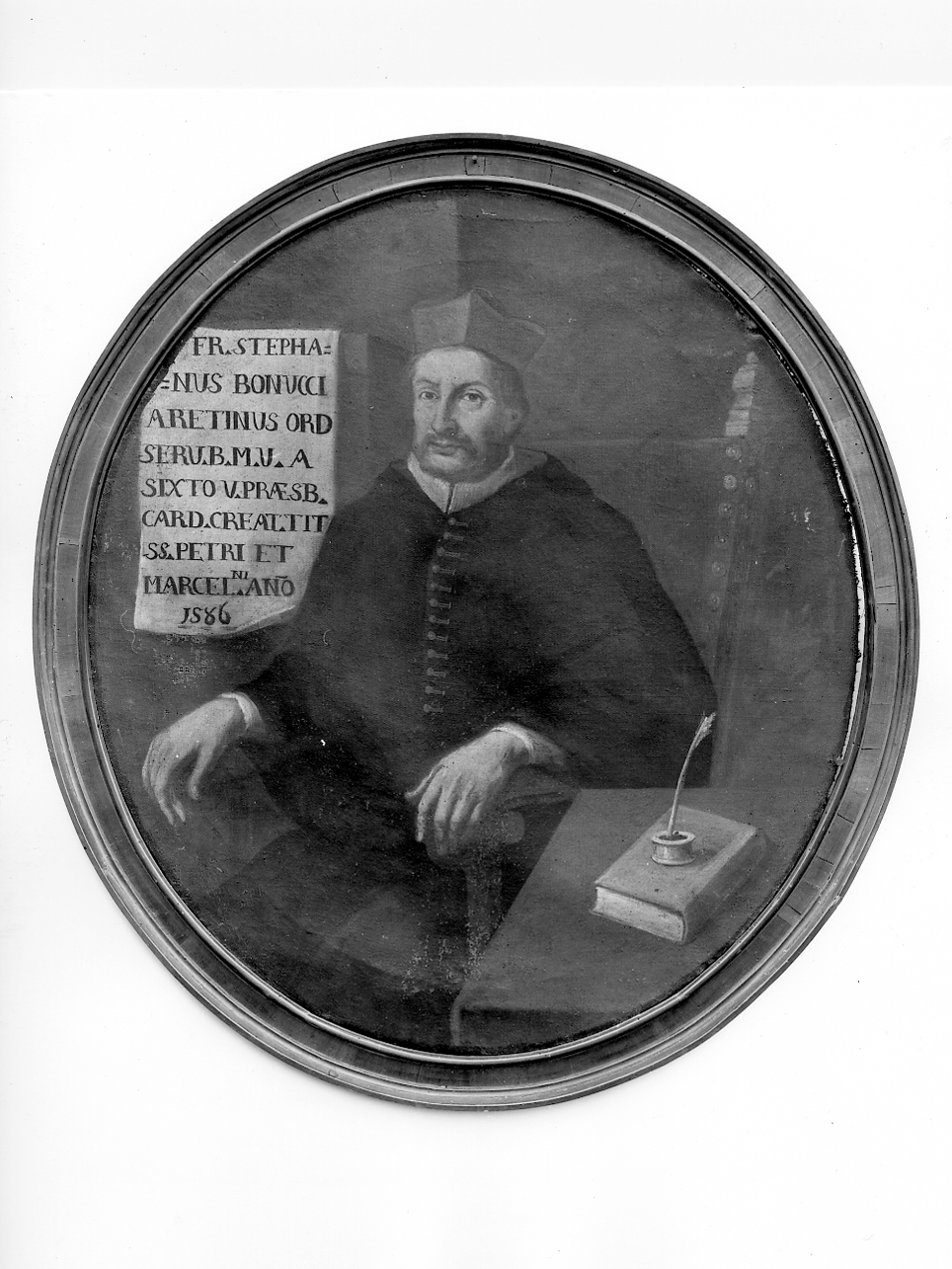 Ritratto del cardinale Stefano Bonucci (dipinto, elemento d'insieme) di Bonardi Giovanni (sec. XVIII)