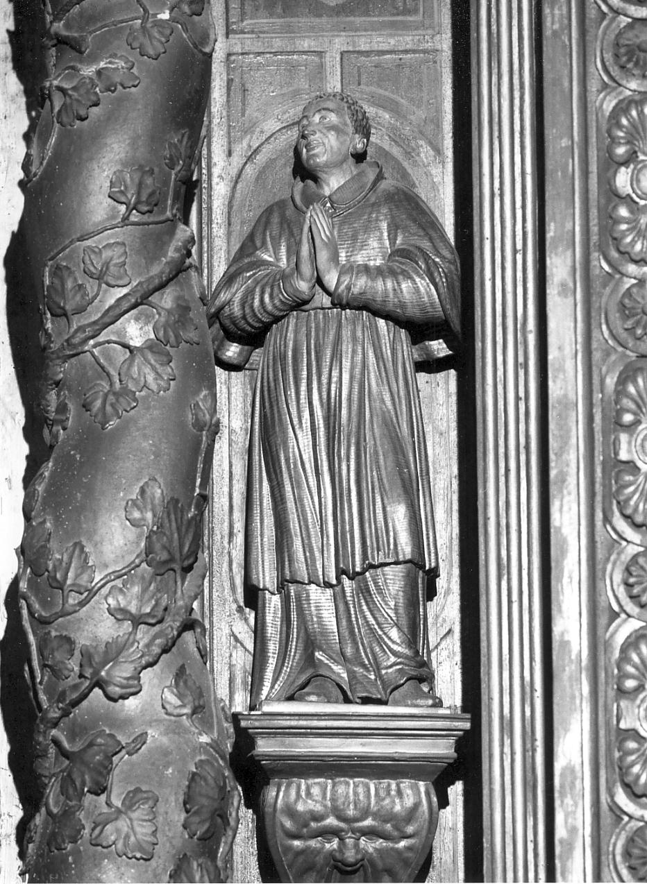 San Carlo Borromeo (statua, elemento d'insieme) di Viani Antonio Maria detto Vianino (e aiuti) (sec. XVII)
