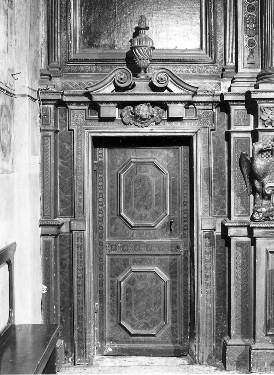 porta, coppia di Viani Antonio Maria detto Vianino (e aiuti) (sec. XVII)