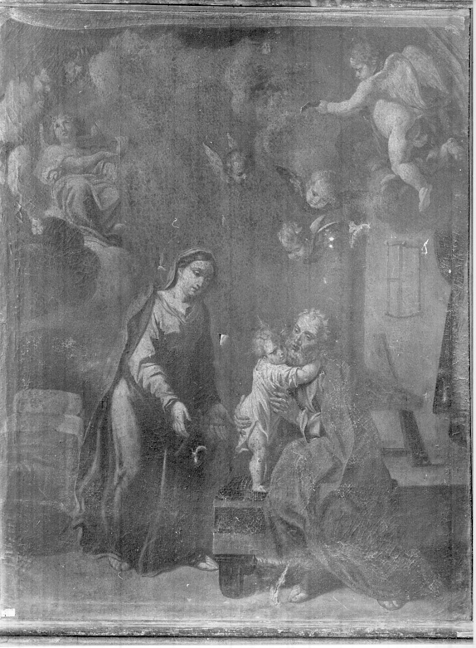 Sacra Famiglia (dipinto, opera isolata) - ambito italiano (sec. XVIII)