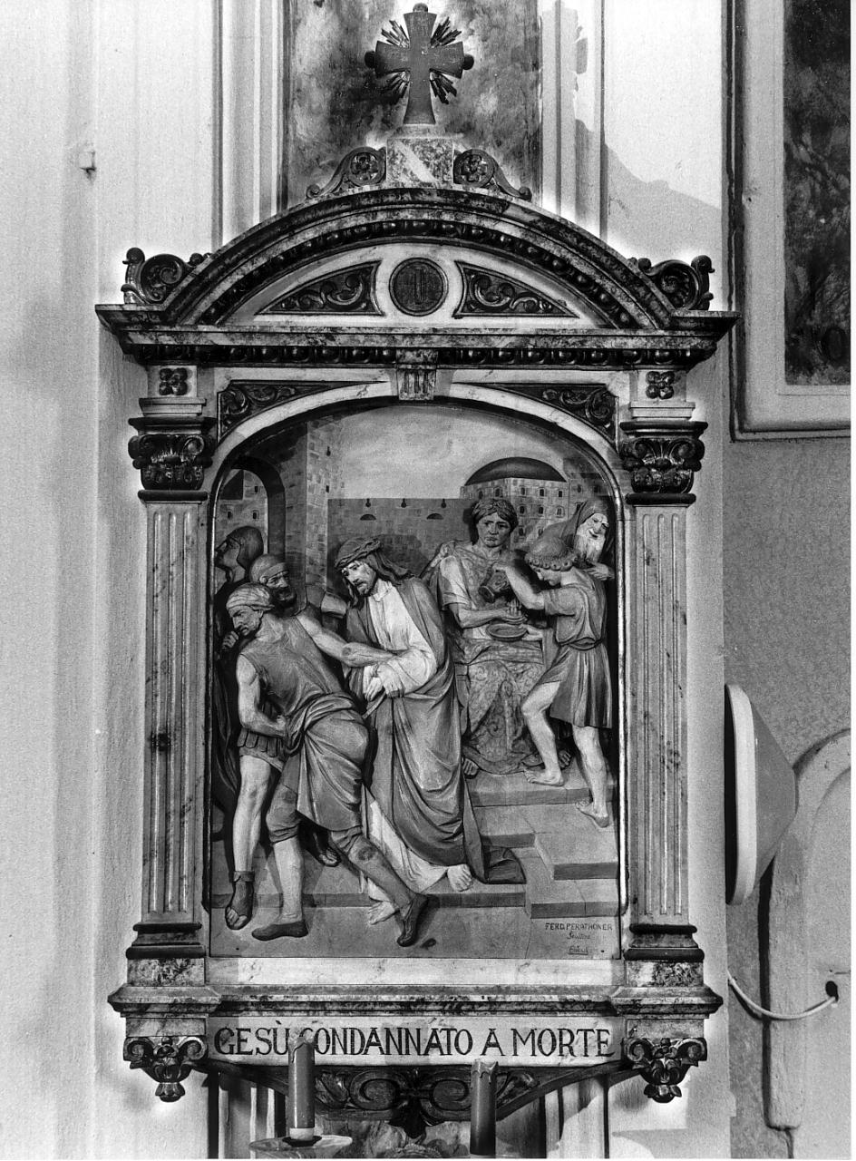 Via Crucis, serie di Perathoner Ferdinand (sec. XX)