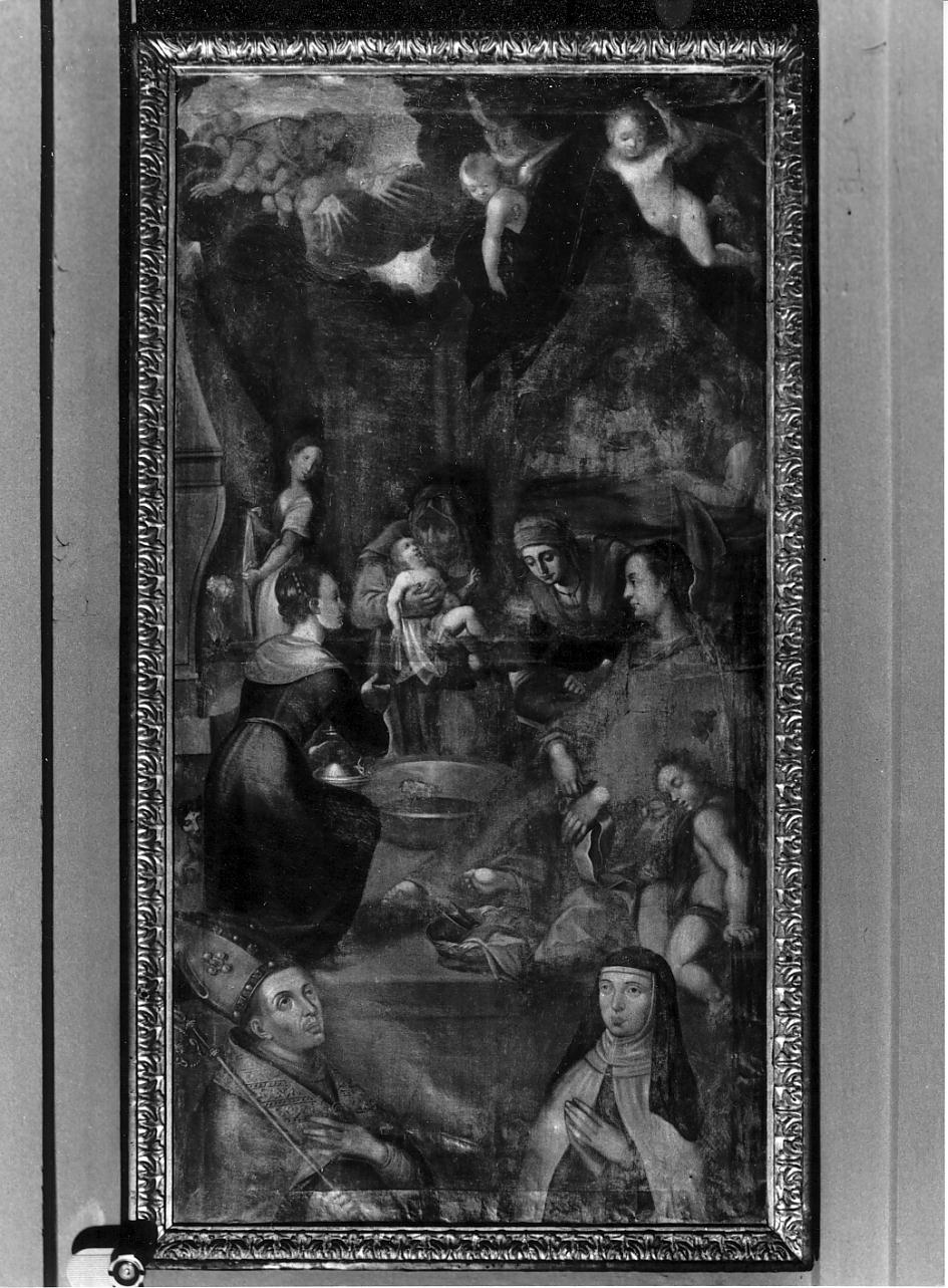 nascita di Maria Vergine (dipinto, elemento d'insieme) - ambito mantovano (primo quarto sec. XVII)
