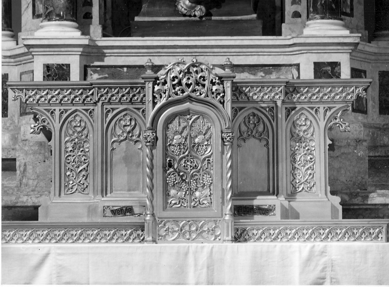 tabernacolo, opera isolata - manifattura della Val Gardena (prima metà sec. XX)
