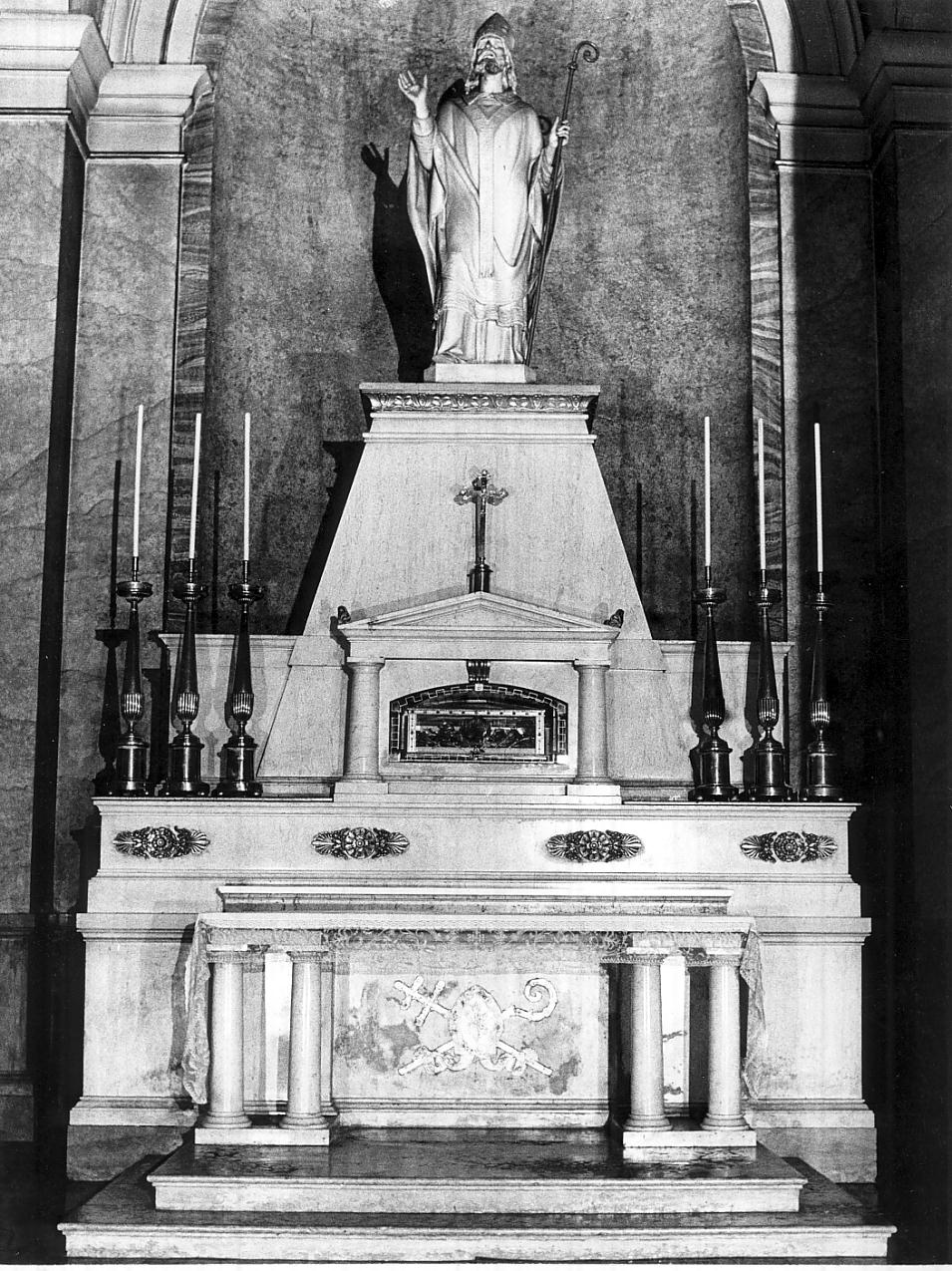 altare, insieme di Vantini Rodolfo (attribuito), Tantardini Antonio (attribuito), Sozzi Giovanni (attribuito) (prima metà sec. XIX)