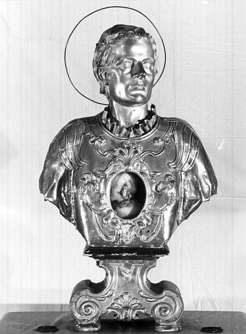 reliquiario - a busto, opera isolata - ambito italiano (fine/inizio secc. XVII/ XVIII)