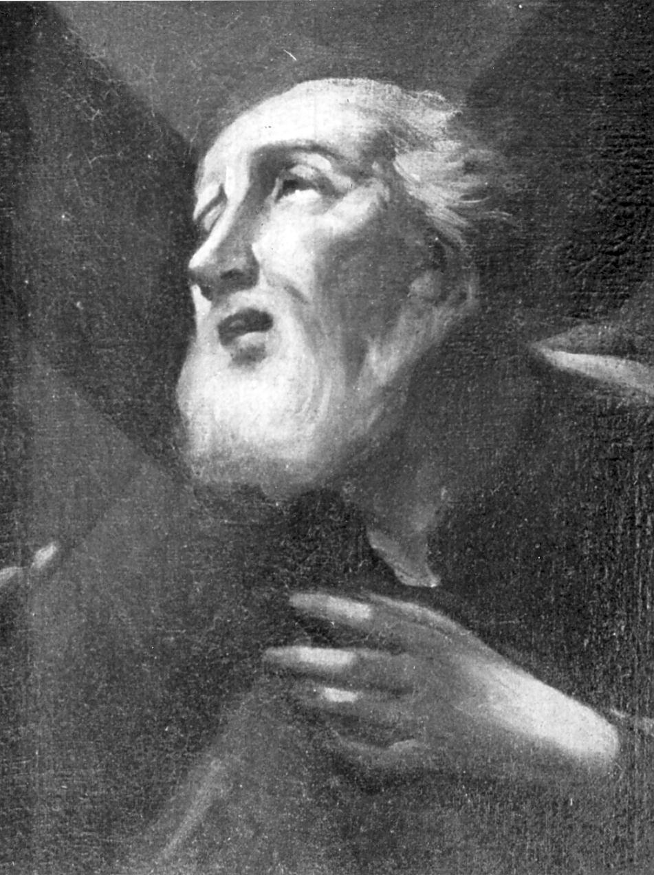 Sant'Andrea apostolo (dipinto, opera isolata) - ambito lombardo (sec. XVII)