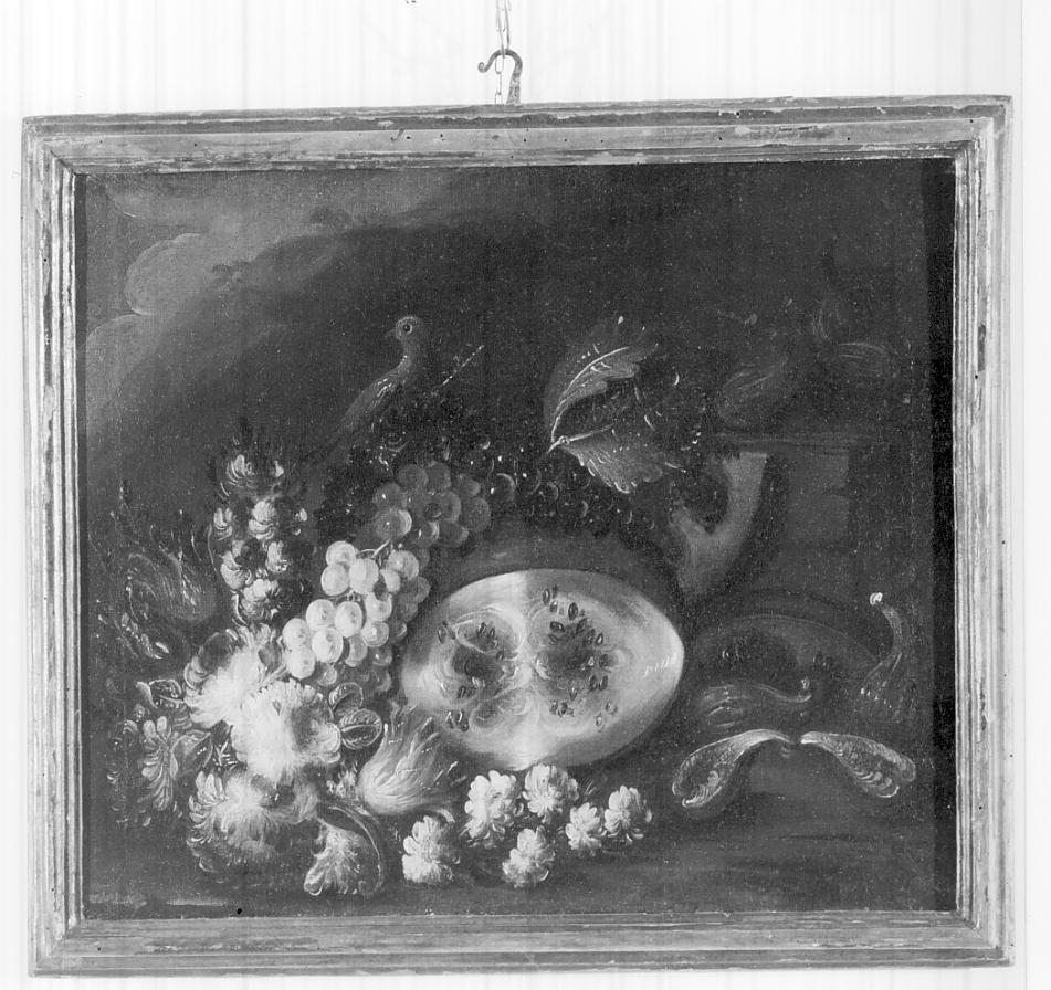 natura morta con fiori e frutta (dipinto, opera isolata) di Rossi G. Battista (attribuito) (prima metà sec. XVII)