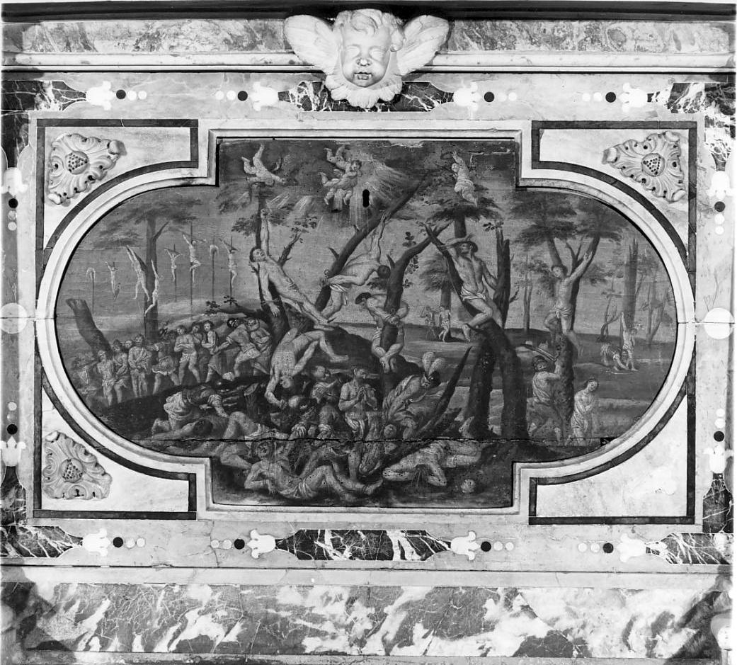 Scena di martirio (dipinto, opera isolata) - ambito lombardo (sec. XVIII)