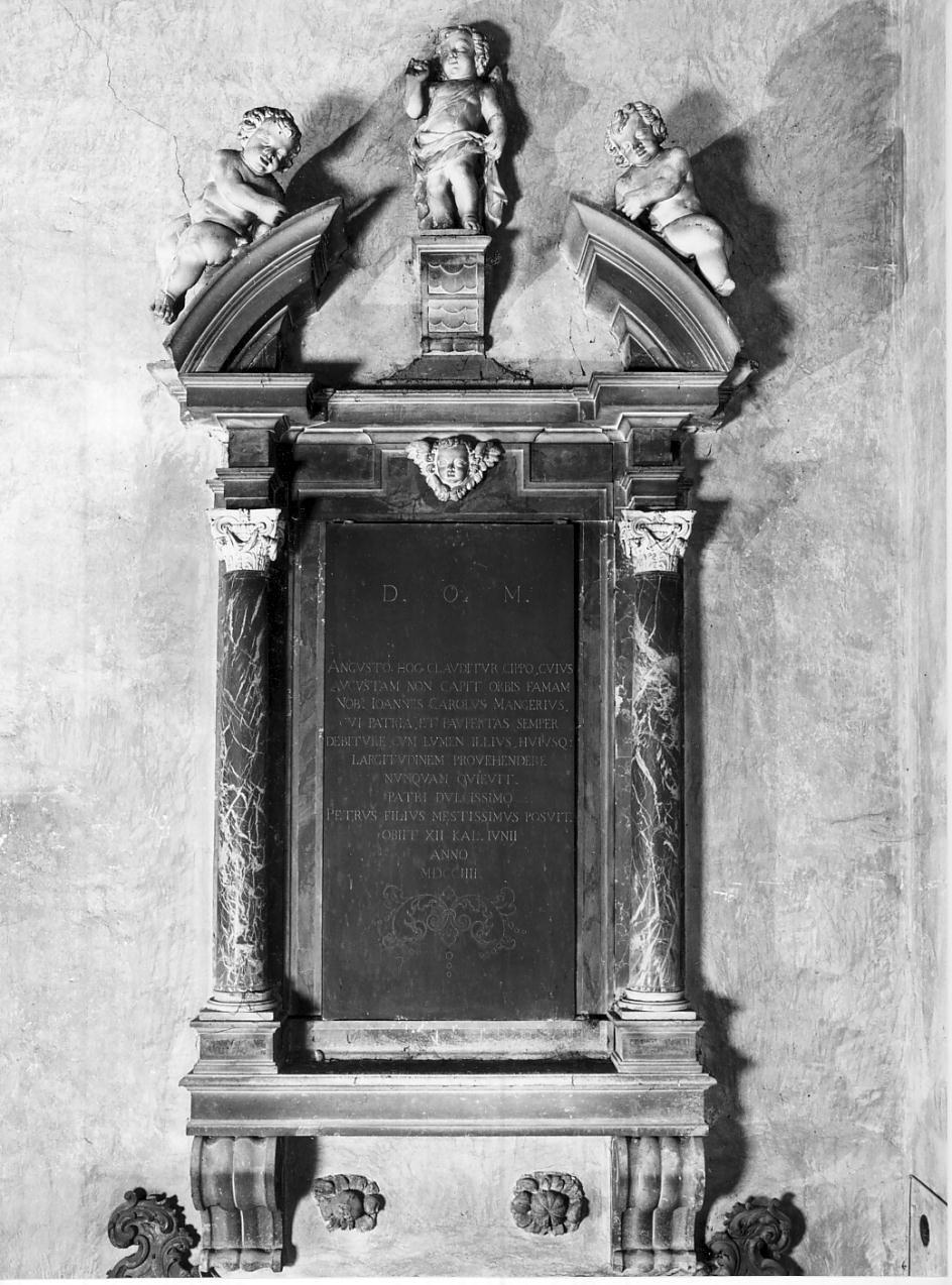 Giovanni Carlo Mangerio (monumento funebre) - ambito Italia settentrionale (sec. XVIII)