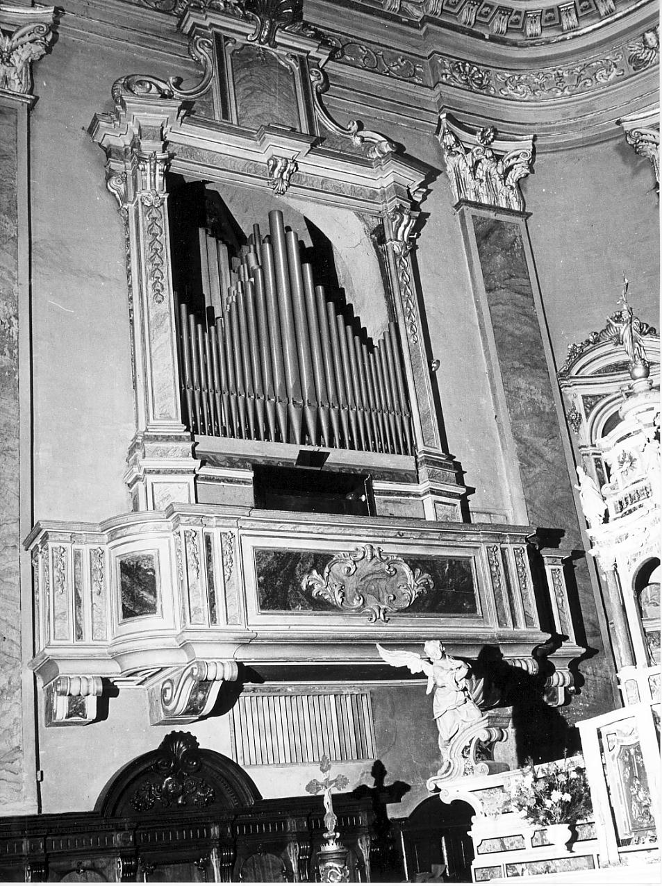 tribuna d'organo, opera isolata - ambito Italia settentrionale (sec. XVIII)